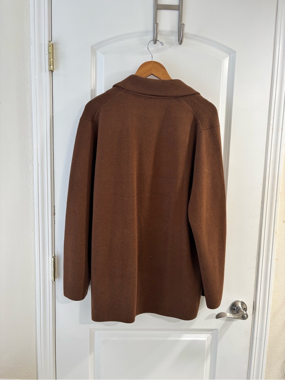 J. Crew Chocolate Brown Single-Button Knit Blazer - Picture 9 of 11